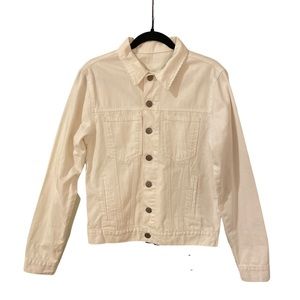 White Vintage Denim Jacket